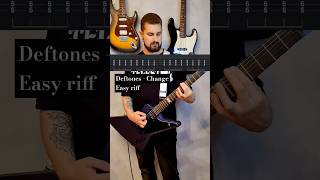 Deftones  Change Guitar Cover with Tabs [upl. by Etteve524]