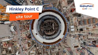 Behind the scenes site tour of Hinkley Point C  September 2023 [upl. by Enirehtahc]