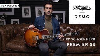 Premier SS Demo with Kirk Schoenherr  DAngelico Guitars [upl. by Eitsud]