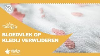 Bloedvlekken Verwijderen op Kledij  De Gouden Raad Van Tante Kaat [upl. by Inittirb]