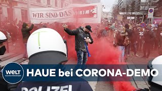 WIEN Mehr als 40000 Menschen protestieren gegen CoronaMaßnahmen in Österreich [upl. by Benedic]