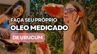 Óleo medicado de Urucum  Receita Natural para Cabelos e Pele Radiantes  Faça seu bronzeador [upl. by Llenaej350]