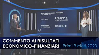 Risultati Primi 9 Mesi 2023  Il commento di Massimo Doris [upl. by Penney]