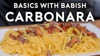 Carbonara  Basics with Babish [upl. by Den]