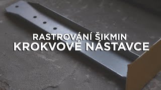 Rastrování podkroví  krokvové nástavce [upl. by Camilia]