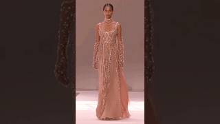 Aviana M walking for Elie Saab Fallwinter 202223 Couture show [upl. by Alo]