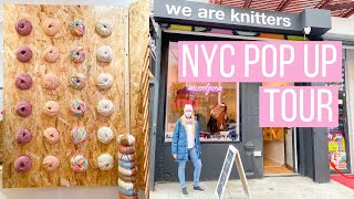 We Are Knitters Pop Up in New York City  Yarn Store Tour  Knitty Natty [upl. by Sinclair]