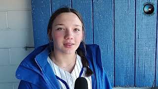 Julia Varhola Postgame Interview 32824 [upl. by Cannell189]