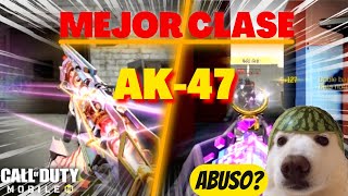 MEJOR CLASE PARA LA AK47 MJBR  CALL OF DUTY MOBILE codmobile codm classsetup callofdutymobile [upl. by Annaitsirhc951]