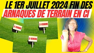 La NOUVELLE LOI FONCIERE qui va mettre FIN aux ARNAQUES de terrain en Côte dIvoire [upl. by Toile]