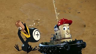 Drinky Tugboat The Drinky Crow Show  Theodore Tugboat mashup [upl. by Ayat]