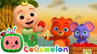 Apples and Bananas Song  CoComelon Animal Time  Animal Songs for Kids [upl. by Euqnom594]