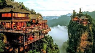 Wangxian  A town with houses hanging on high mountain cliffs [upl. by Brower]