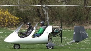 AutoGyro Europe MTO Sport takeoff at Airfield Kapfenberg  DMFWG [upl. by Ailido]