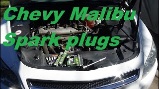 20082012 chevy malibu 24 spark plug change [upl. by Base764]