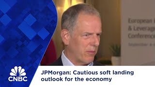 JPMorgan Cautious soft landing outlook for the economy [upl. by Hanid]