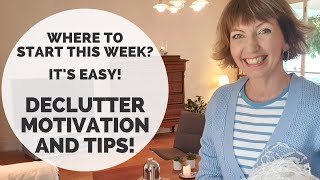 Declutter Motivation and tips Where to start this week Its easy Flylady [upl. by Imorej902]