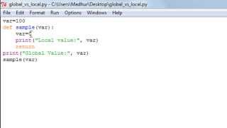 Python Programming Tutorial  39 Global amp Local Variables [upl. by Victor]