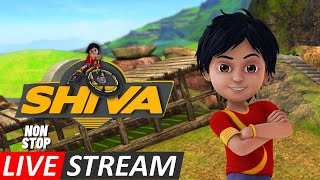 Shiva  शिवा  LIVE STREAM 🔴  Fun Animated Show for Kids Shiva NickJr Kids Animated [upl. by Asirralc845]