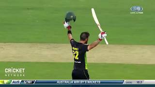 Maxwell lights up Hobart with superb century [upl. by Seroled]