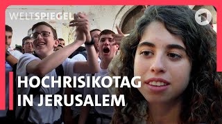 Wird Israel zum Gottesstaat – Flaggenmarsch der NationalistischReligiösen 2023  Weltspiegel Doku [upl. by Thetes287]