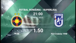 FCSB vs FC „U” Craiova 1948  Superliga  12112023  COMENTARIU LIVE [upl. by Udella]