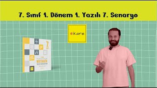 7 Sınıf 1 Dönem 1 Yazılı 7 Senaryo Açık Uçlu Sorular  Kare Yayınları [upl. by Sera]