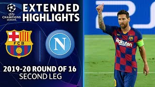 Barcelona vs Napoli  Champions League Round of 16 Highlights  UCL on CBS Sports [upl. by Dott]