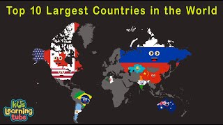 Top 10 Largest Countries in the World10 Biggest Countries in the World [upl. by Morocco]