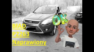 Ford Kuga blad P2263 naprawiony [upl. by Eadrahs312]