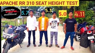 Apache Rr 310 Seat Height test 2025  ​⁠Sanjaybhaivlog302 [upl. by Gadmon]