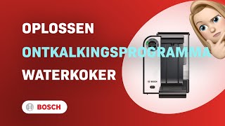 Hoe los je het ontkalkingsprogramma op bij de Bosch Filtrino waterkoker [upl. by Adnauqaj]