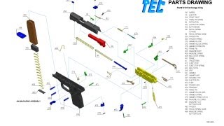 Kel Tec PF9 Disassembly  Not 100 but all you should need [upl. by Eresed]