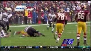 redskins minute rg3 injured [upl. by Larry]