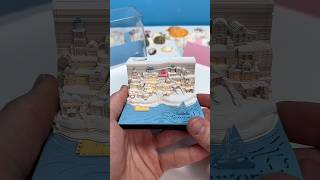 Santorini Beach Calendar ☀️📆 Get yours today 🔗 artsypadscom santorini satisfying giftideas [upl. by Enelyak]