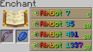 Minecraft But There Are Custom Enchants [upl. by Nesmat]