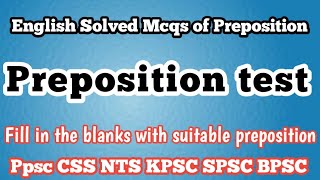 basic English preposition fill in the blanks with suitable preposition appropriate preposition [upl. by Merrel]