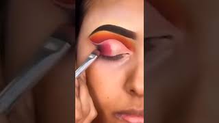 Full cut crease eye makeup tutorial 🌈 crease eyemakeup makeup makeuptutorial trending youtube [upl. by Baudelaire]