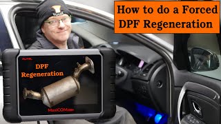 DPF Forced Regeneration using Autel MK808  How to Auto CLEAN Diesel Particulate Filter in 30 mins 🚗 [upl. by Eiramesor]