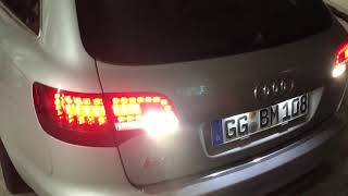 Audi a6 4f LED blitzen flackern blinken Problem Fehler Rückfahrlicht Hilfe [upl. by Hannah]