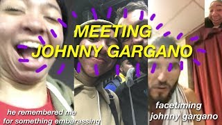 MEETING JOHNNY GARGANO amp GETTING HIT BY A CAR [upl. by Mallissa]