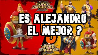 PRUEBAS CAMPO ABIERTO Alejandro vs RicardoMartelConstantinoAlex Rise of Kingdoms Español [upl. by Newob]