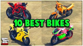 Top 10 Best Motorcycles in GTA 5 Online [upl. by Ttenrag842]