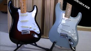 Fender USA Stratocaster vs Made In China SX SST57 Copy  Are Cheap Guitars Any Good Round Two [upl. by Emeline]