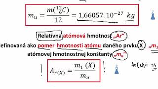 Relatívna atómová a molekulová hmotnosť [upl. by Hauck]