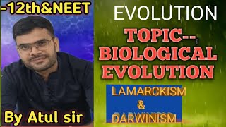 BIOLOGICAL EVOLUTION amp MECHANISM OF EVOLUTION [upl. by Oab]