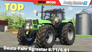 FS22  DeutzFahr AgroStar 671681  Farming Simulator 22 New Mods Review 2K60 [upl. by Matejka]