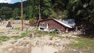 Lost Creek  Breathitt KY  Flood Damage 2022 [upl. by Gorman249]