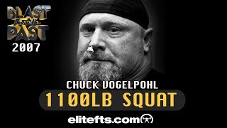 Chuck Vogelpohl 1100lb Squat  eliteftscom [upl. by Eelrebmyk]