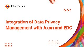 Integration of Data Privacy Management with Axon and EDC [upl. by Hare]